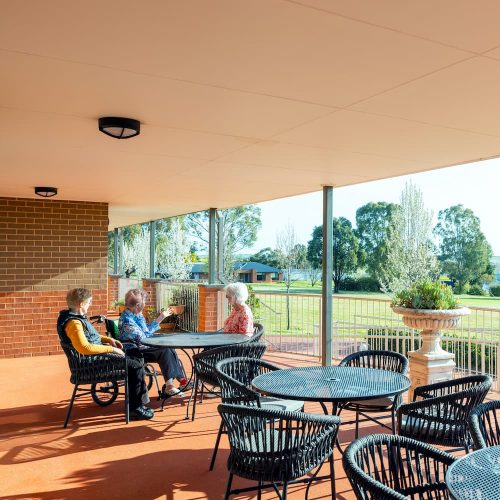 harden grange veranda view